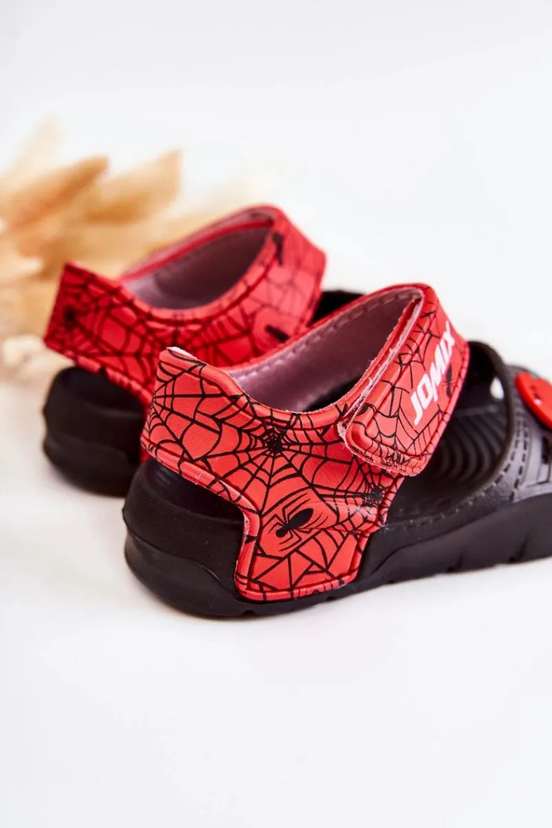 Online Boto Lekkie Piankowe Dziecięce Sandałki Na Rzep Czarne Asti