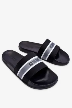 Outlet Lekkie Piankowe Klapki Big Star JJ274648 Czarne Damskie Klapki Damskie Big Star|Klapki Damskie Klasyczne