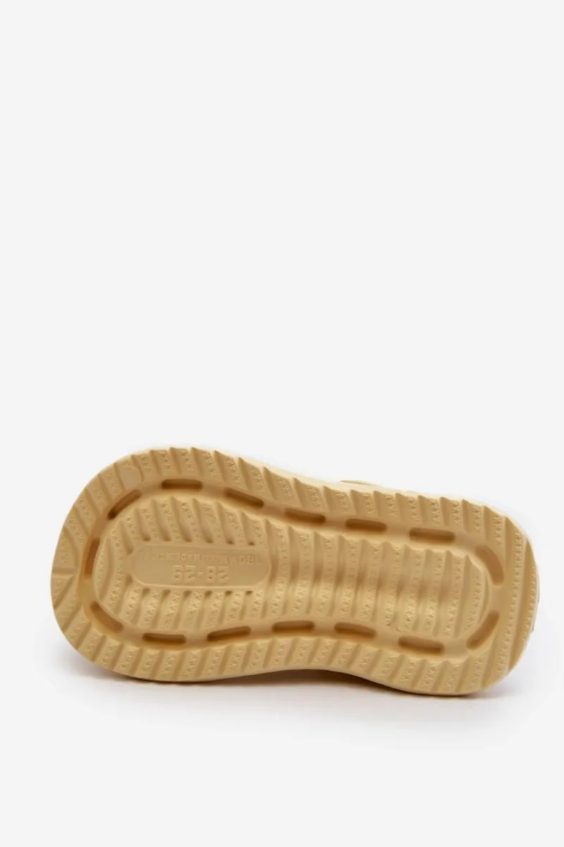 Online Lekkie Piankowe Klapki Dziecięce Z Ozdobami Żółte Ifrana Dzieci Chłopięce|Dziewczęce