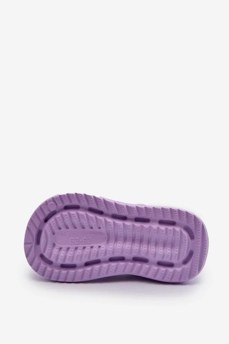 Chłopięce|Dziewczęce>Boto Lekkie Piankowe Klapki Dziecięce Z Ozdobami Fioletowe Ifrana