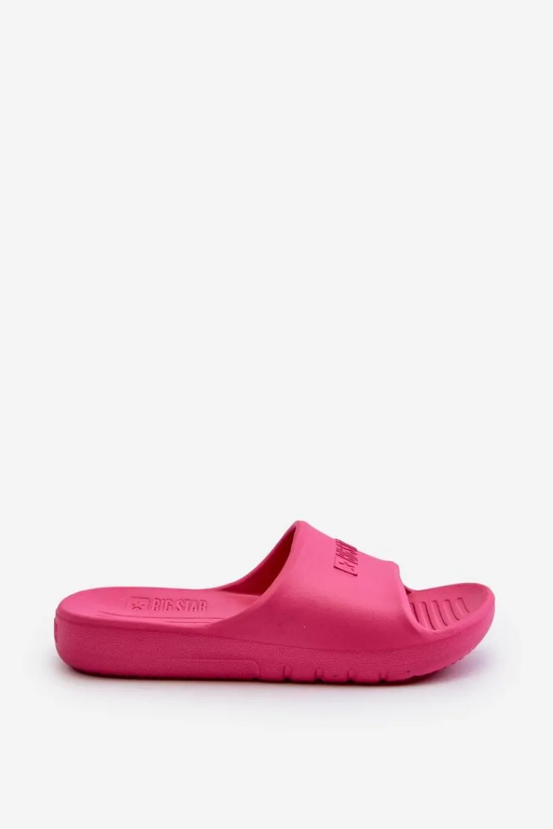 Discount Lekkie Piankowe Klapki Dziecięce Big Star NN374560 Fuksja Dzieci Chłopięce|Dziewczęce
