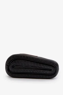 Online Boto Lekkie Piankowe Klapki Z Misiem Czarne Relif