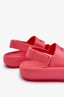 Clearance Boto Lekkie Piankowe Sandały Na Rzep ProWater PRO-24-05-02K Różowe Różowy