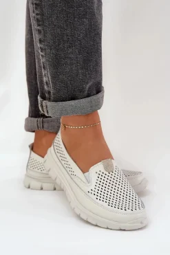 Loafersy Damskie|Mokasyny Damskie Skórzane><noscript><img width=