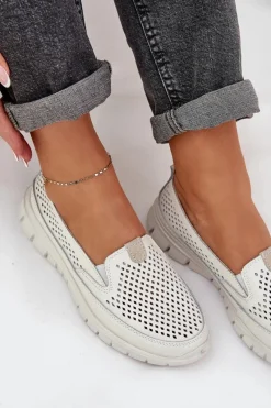 Loafersy Damskie|Mokasyny Damskie Skórzane><noscript><img width=