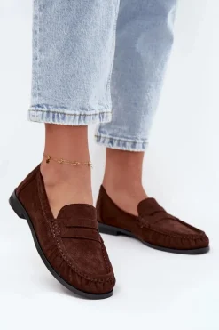 Loafersy Damskie|Mokasyny Płaskie><noscript><img width=