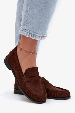 Loafersy Damskie|Mokasyny Płaskie><noscript><img width=