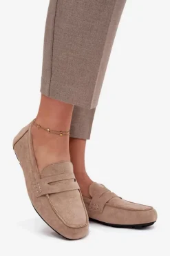 Loafersy Damskie|Mokasyny Damskie Zamszowe><noscript><img width=