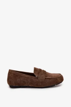 Loafersy Damskie|Mokasyny Damskie Zamszowe><noscript><img width=
