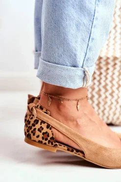 Baleriny Klasyczne></noscript>Boto Lu Boo Baleriny W Szpic Zamsz Camel Better