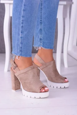 Sandały Na Obcasie><noscript><img width=