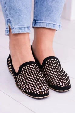 Mokasyny Damskie Zamszowe|Baleriny Klasyczne><noscript><img width=