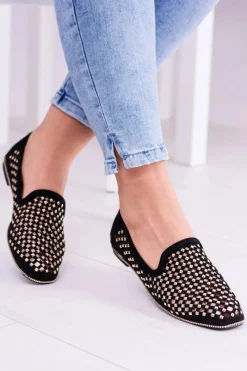 Mokasyny Damskie Zamszowe|Baleriny Klasyczne><noscript><img width=