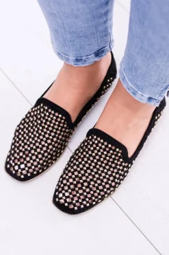 Mokasyny Damskie Zamszowe|Baleriny Klasyczne><noscript><img width=