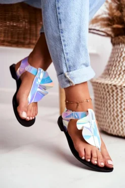 Best Boto Lu Boo Sandałki Odblaskowe Japonki Na Rzepy Lottie