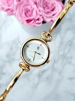 Clearance GG Luxe Luxe Damski Zegarek Na Bransolecie Złoty Mega