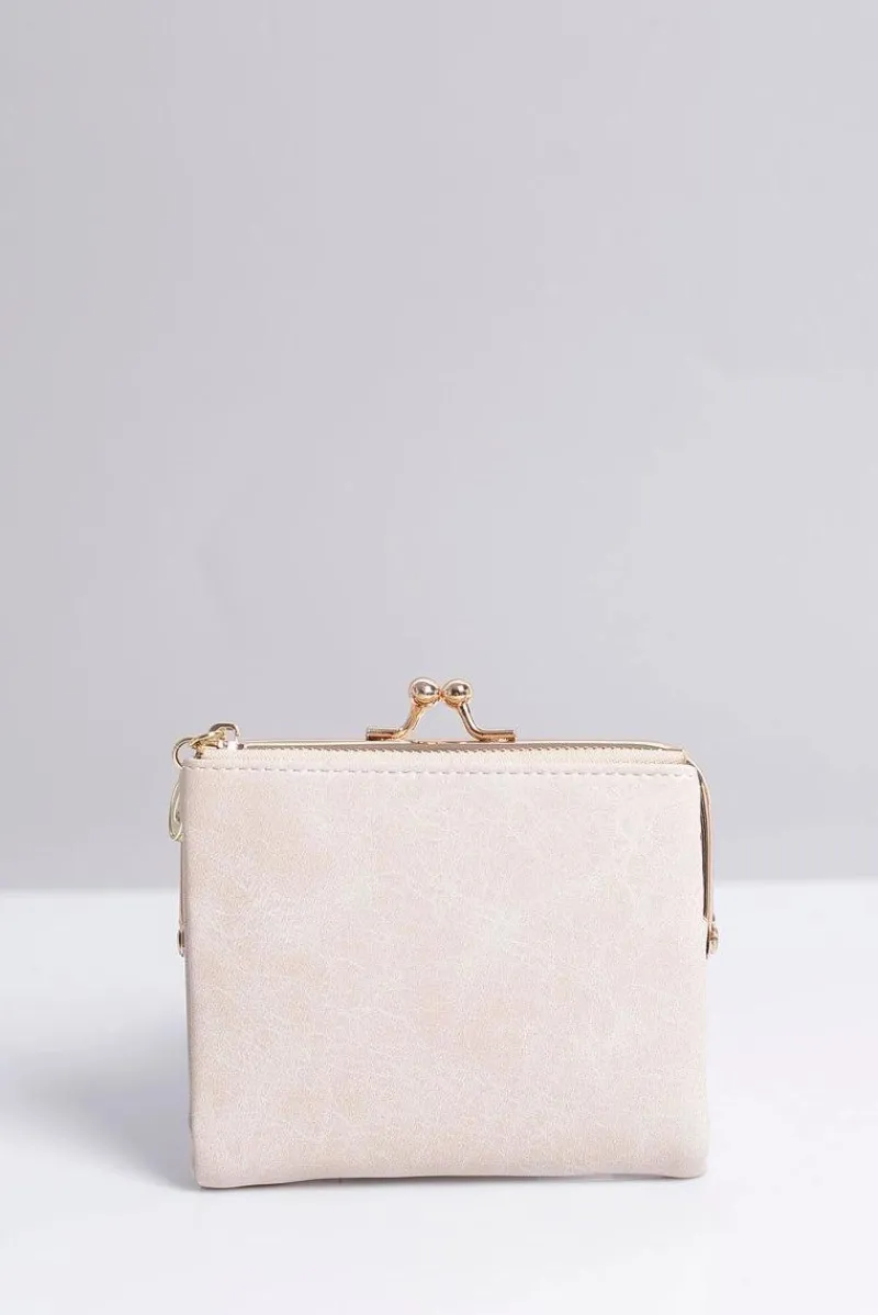 Portfele>Boto Mała Damska Beżowa Portmonetka