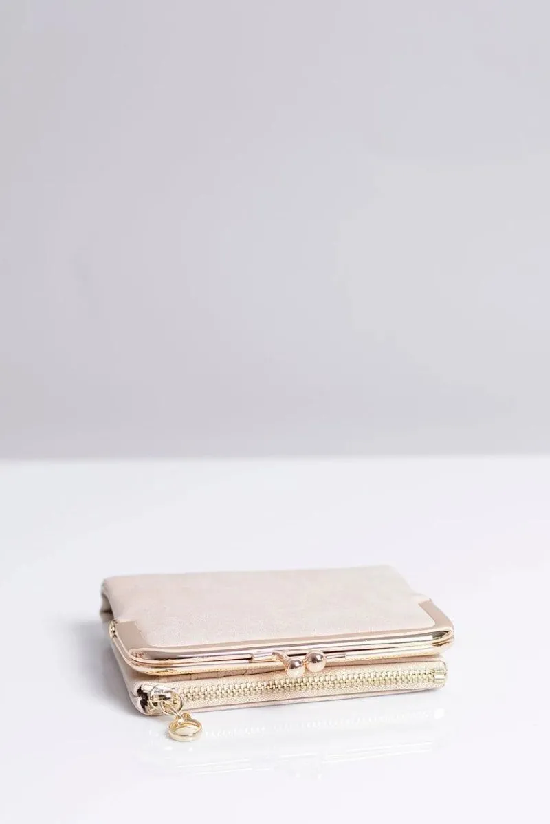 Portfele>Boto Mała Damska Beżowa Portmonetka