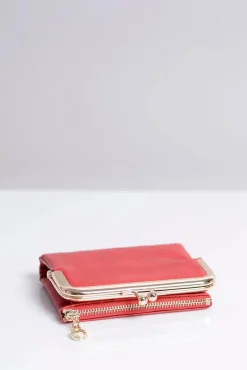 Hot Boto Mała Damska Czerwona Portmonetka