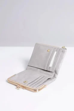 Best Boto Mała Damska Szara Portmonetka