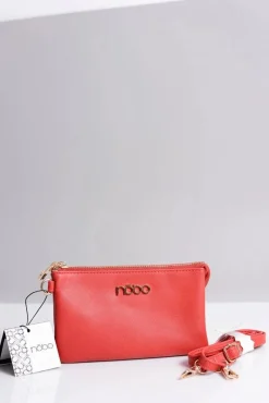 Torebki Nobo|Listonoszki>Nobo Mała Damska Torebka Czerwona Listonoszka