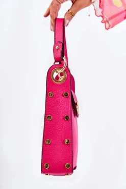 Listonoszki>Boto Mała Damska Torebka Z Ozdobą Fuksja Ellies