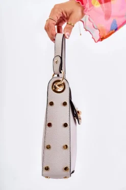 Outlet Boto Mała Damska Torebka Z Ozdobą Szara Ellies