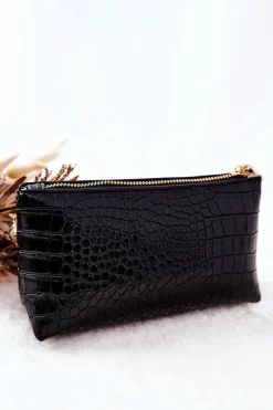 Kosmetyczki Damskie>Monnari Mała Kosmetyczka CSM0070-020 Czarna