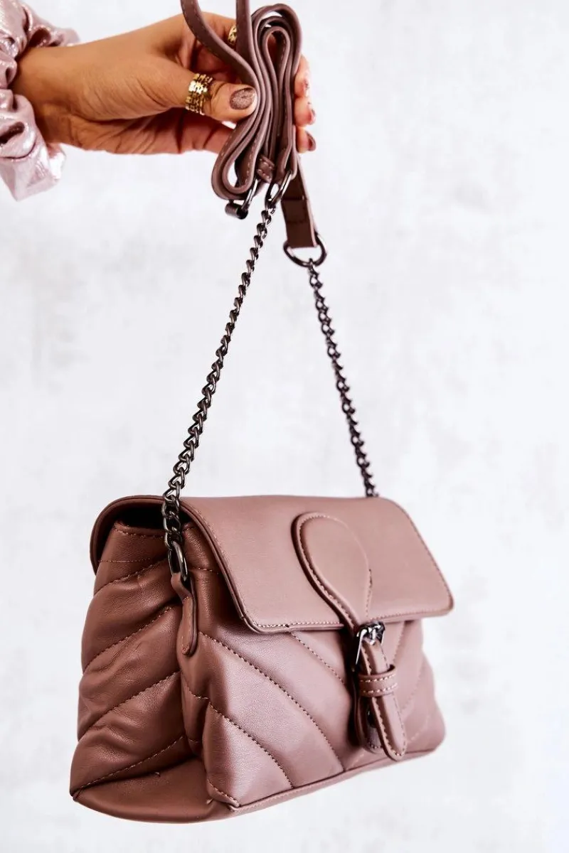 Hot Boto Mała Pikowana Listonoszka Cappucino Hailee