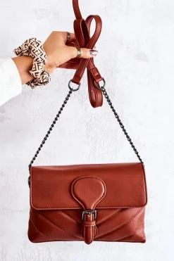 Best Mała Pikowana Listonoszka Brązowa Hailee Listonoszki