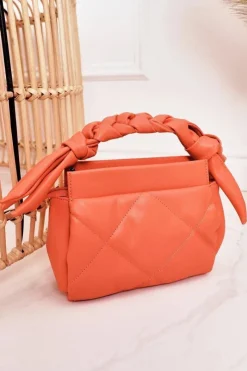 Torebki Nobo|Listonoszki>Nobo Mała Pikowana Torebka Na Łańcuszku NBAG-K1330 Brzoskwiniowa