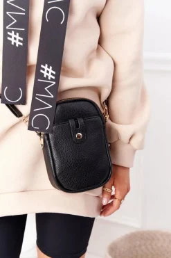 Listonoszki>Boto Mała Saszetka Damska Na Pas Amsterdam Czarna