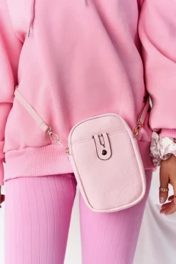 Listonoszki>Boto Mała Saszetka Damska Na Pas Amsterdam Różowa