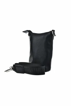 New Mała Torebka Big Star Z Eko Skóry NN574079 Czarna Torby Sportowe|Listonoszki