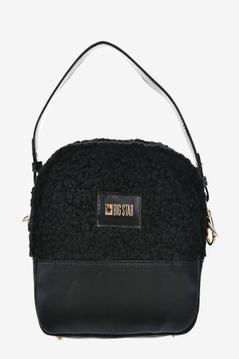 Sale Big Star Shoes Mała Torebka Damska Big Star OO574130 Czarna Czarny