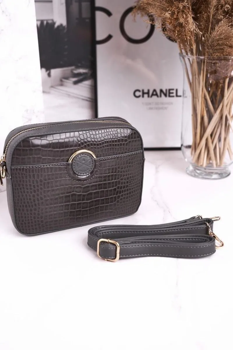 Clearance Monnari Mała Torebka Damska Listonoszka BAG7480-019 Szara