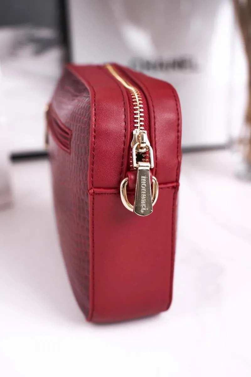 Torebki Monnari|Listonoszki>Monnari Mała Torebka Damska Listonoszka BAG7480-005 Czerwona