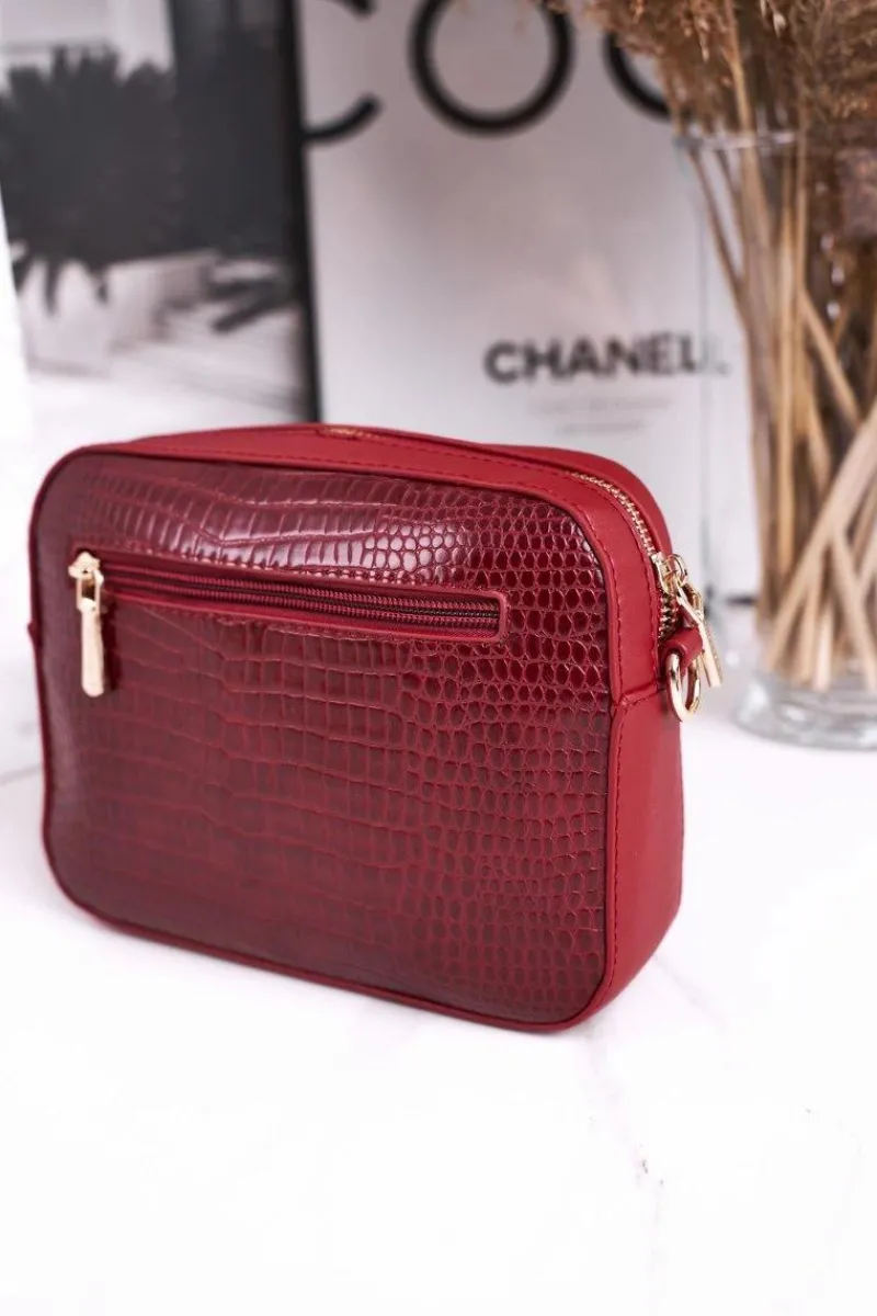 Torebki Monnari|Listonoszki>Monnari Mała Torebka Damska Listonoszka BAG7480-005 Czerwona