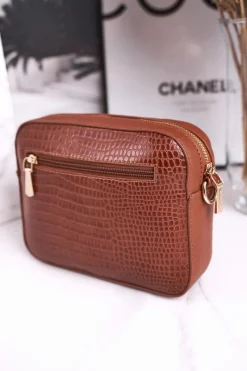 Hot Mała Torebka Damska Listonoszka BAG7480-017 Karmelowa Torebki Monnari|Listonoszki