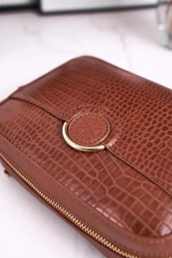 Hot Mała Torebka Damska Listonoszka BAG7480-017 Karmelowa Torebki Monnari|Listonoszki