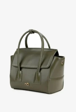 Torebki Nobo|Torebki Kuferki>Nobo Mała Torebka Kuferek BAG5800-008 Zielona Zielony