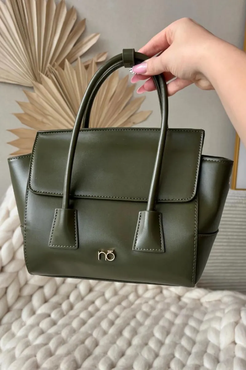 Torebki Nobo|Torebki Kuferki>Nobo Mała Torebka Kuferek BAG5800-008 Zielona Zielony