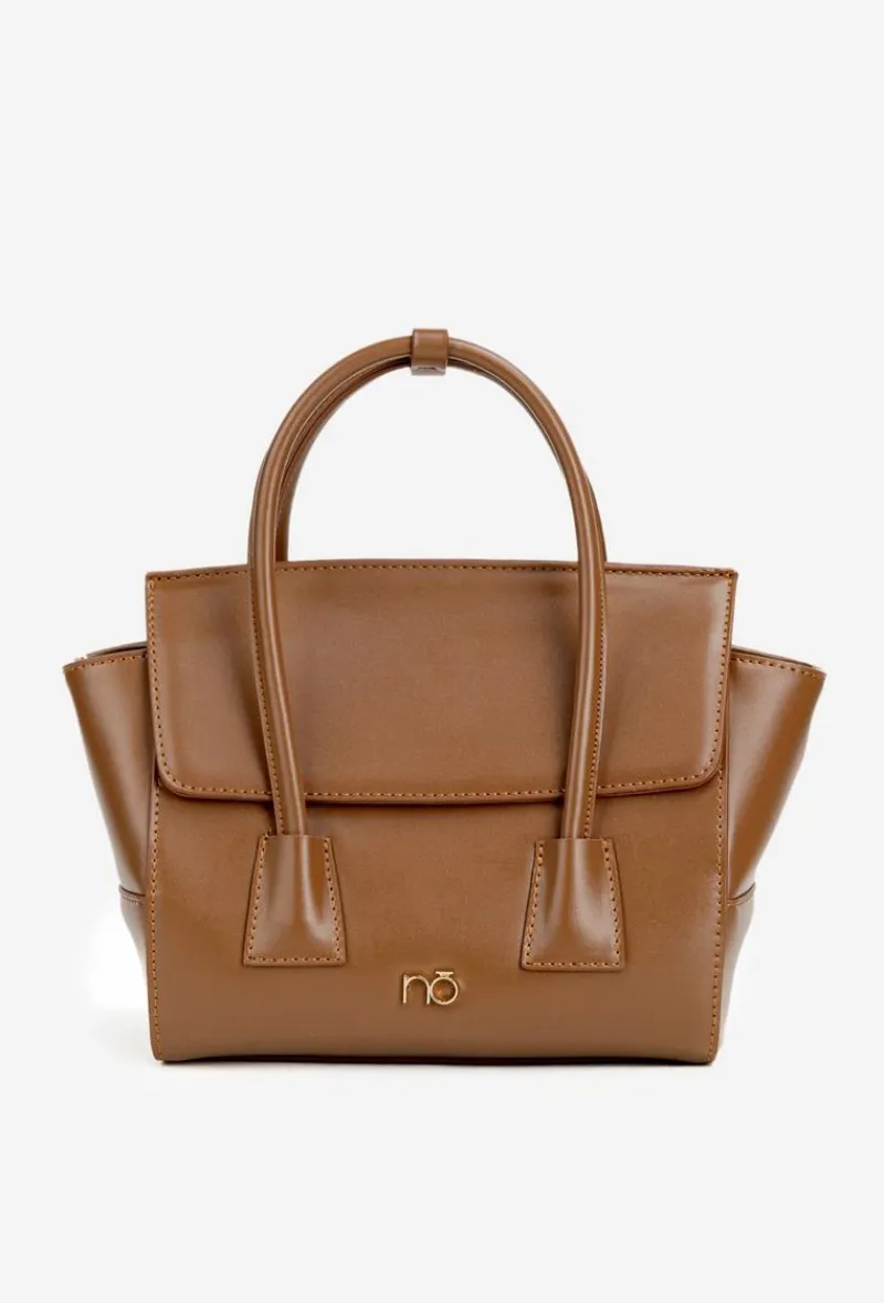 Online Mała Torebka Kuferek BAG5800-M17 Jasnobrązowa Torebki Nobo|Torebki Kuferki