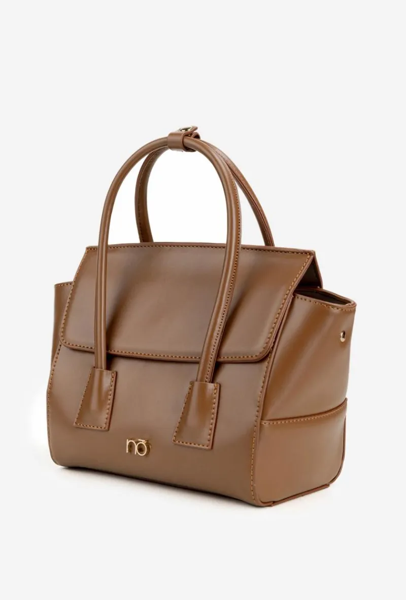 Online Mała Torebka Kuferek BAG5800-M17 Jasnobrązowa Torebki Nobo|Torebki Kuferki