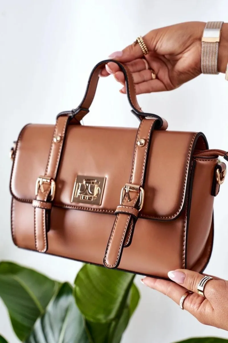 Torebki Nobo|Torebki Klasyczne>Nobo Mała Torebka Listonoszka L1550 Beżowa