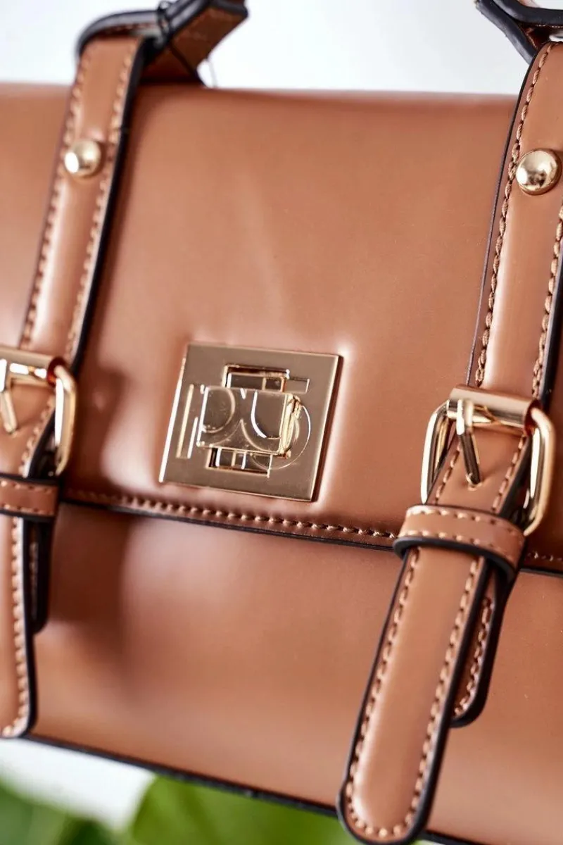 Torebki Nobo|Torebki Klasyczne>Nobo Mała Torebka Listonoszka L1550 Beżowa