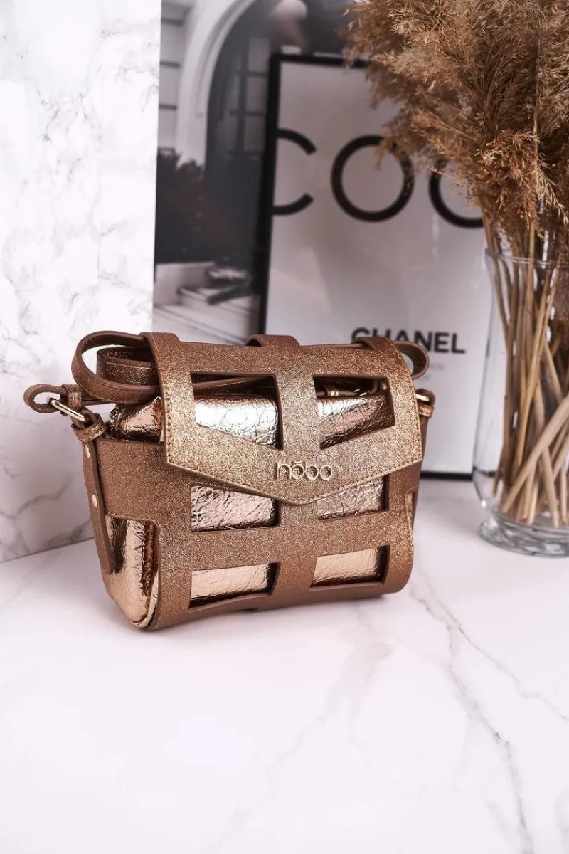 Torebki Nobo|Listonoszki>Nobo Mała Torebka Listonoszka NBAG-J4104-C023 Złota