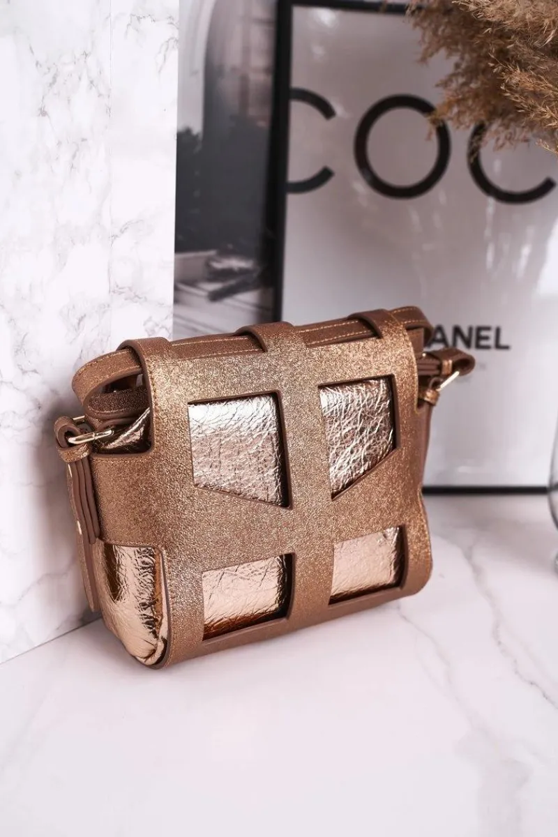 Torebki Nobo|Listonoszki>Nobo Mała Torebka Listonoszka NBAG-J4104-C023 Złota