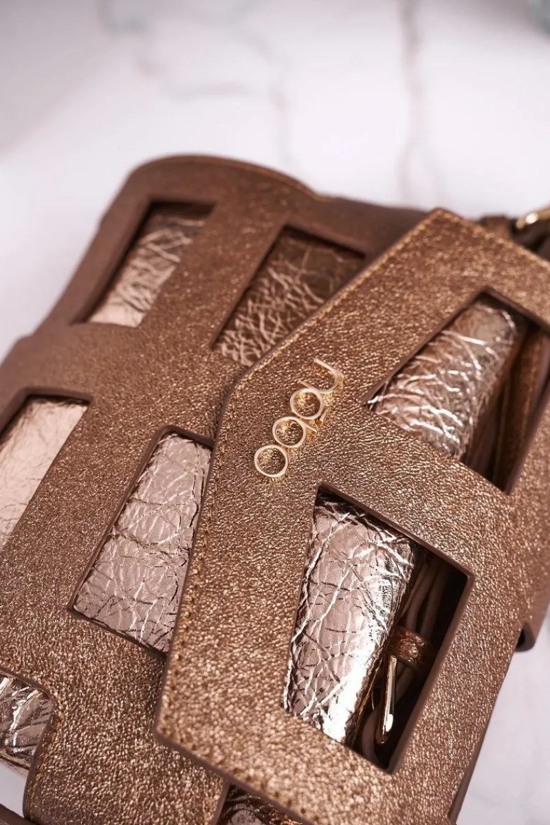 Torebki Nobo|Listonoszki>Nobo Mała Torebka Listonoszka NBAG-J4104-C023 Złota