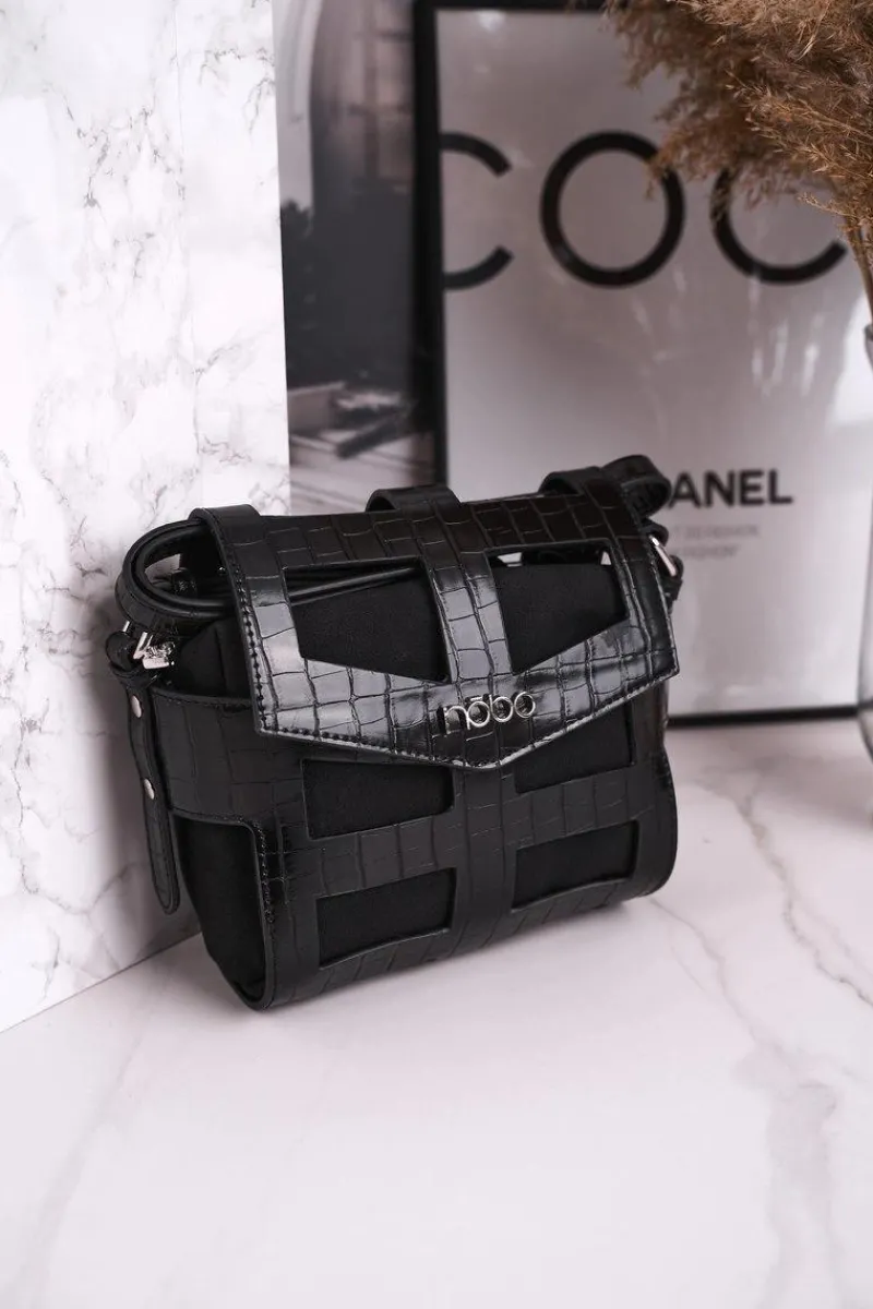 Hot Mała Torebka Listonoszka NBAG-J4107-C020 Czarna Torebki Nobo|Listonoszki